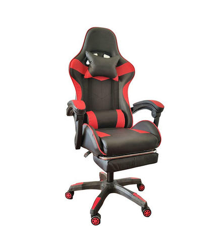 Chaise de bureau de jeu pivotante en cuir de chaise inclinable de course colorée de luxe de PC