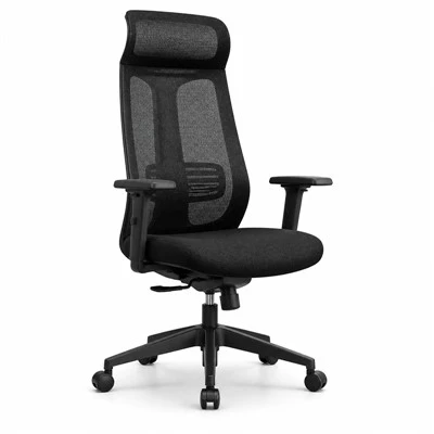 Chaise de bureau en maille à dossier haut